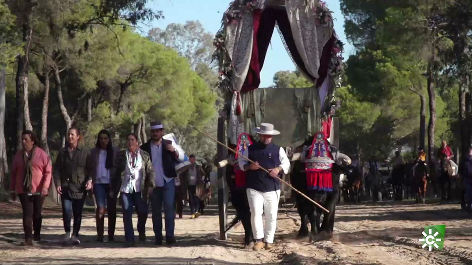 Marcha hípica de la Hermandad de Los Palacios y Villafranca a Doñana