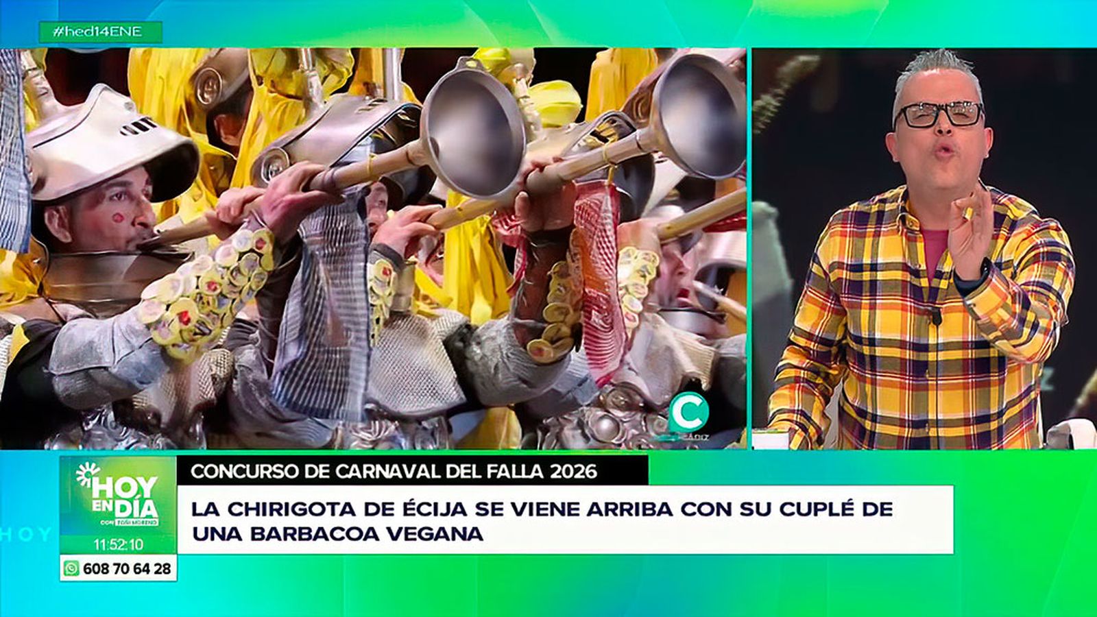 La barbacoa vegana de la chirigota de Écija