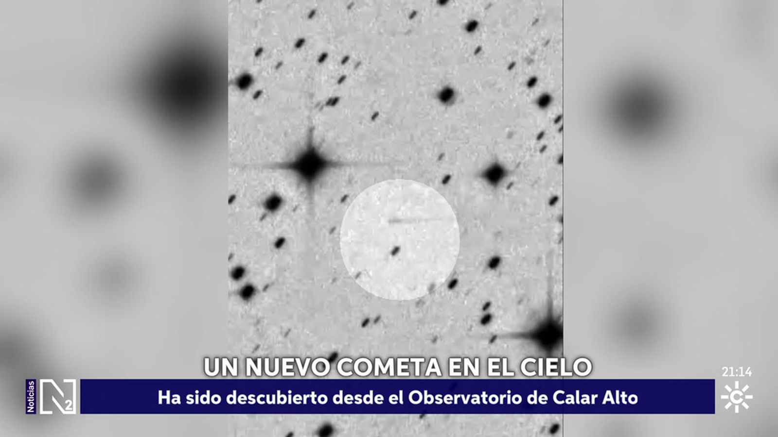 el Observatorio de Calar Alto descubre un cometa