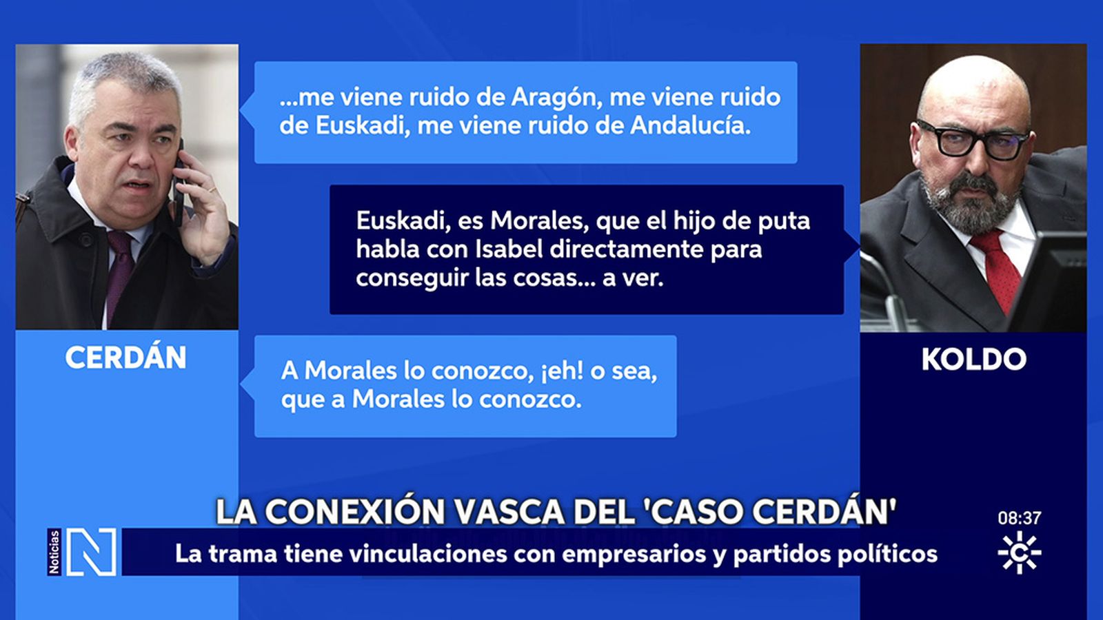 La conexión de la trama vasca con Cerdán