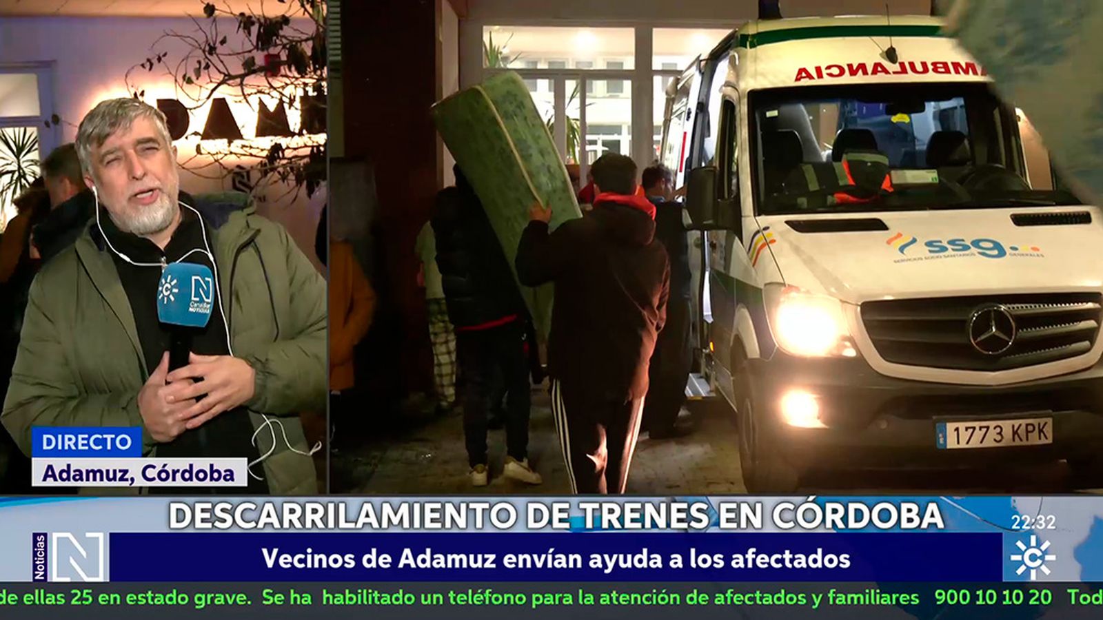 Los vecinos de adamuz se vuelcan con las víctimas