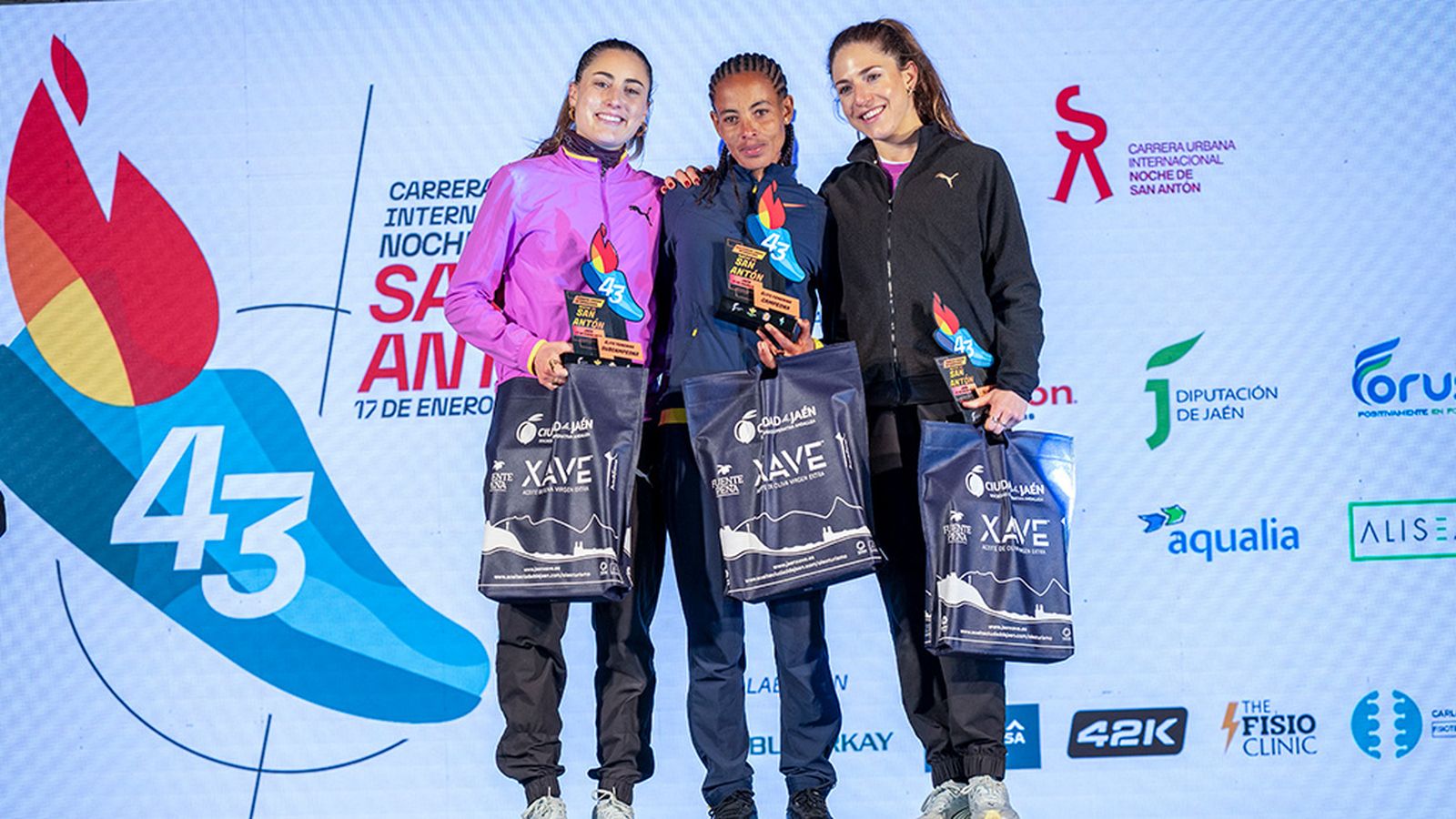 Ganadoras carrera san antón