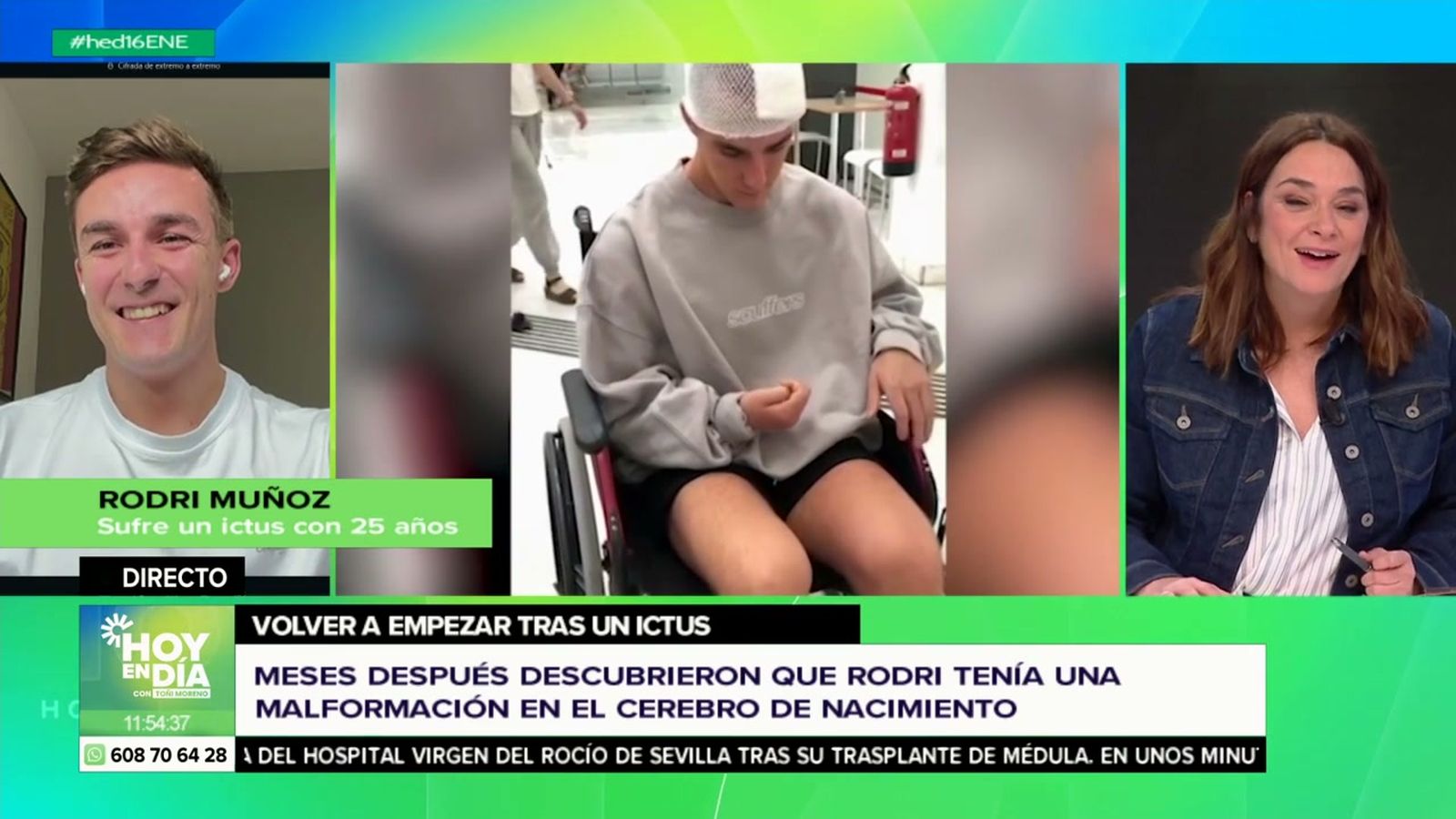 El ejemplo del joven que vuelve a empezar tras un ictus