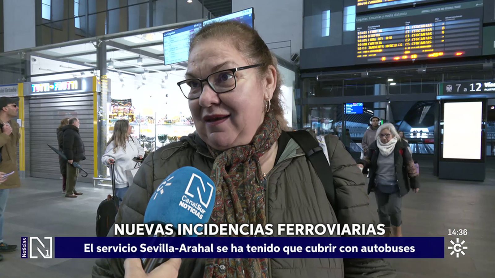 Incidencias ferroviarias entre Sevilla y Cádiz