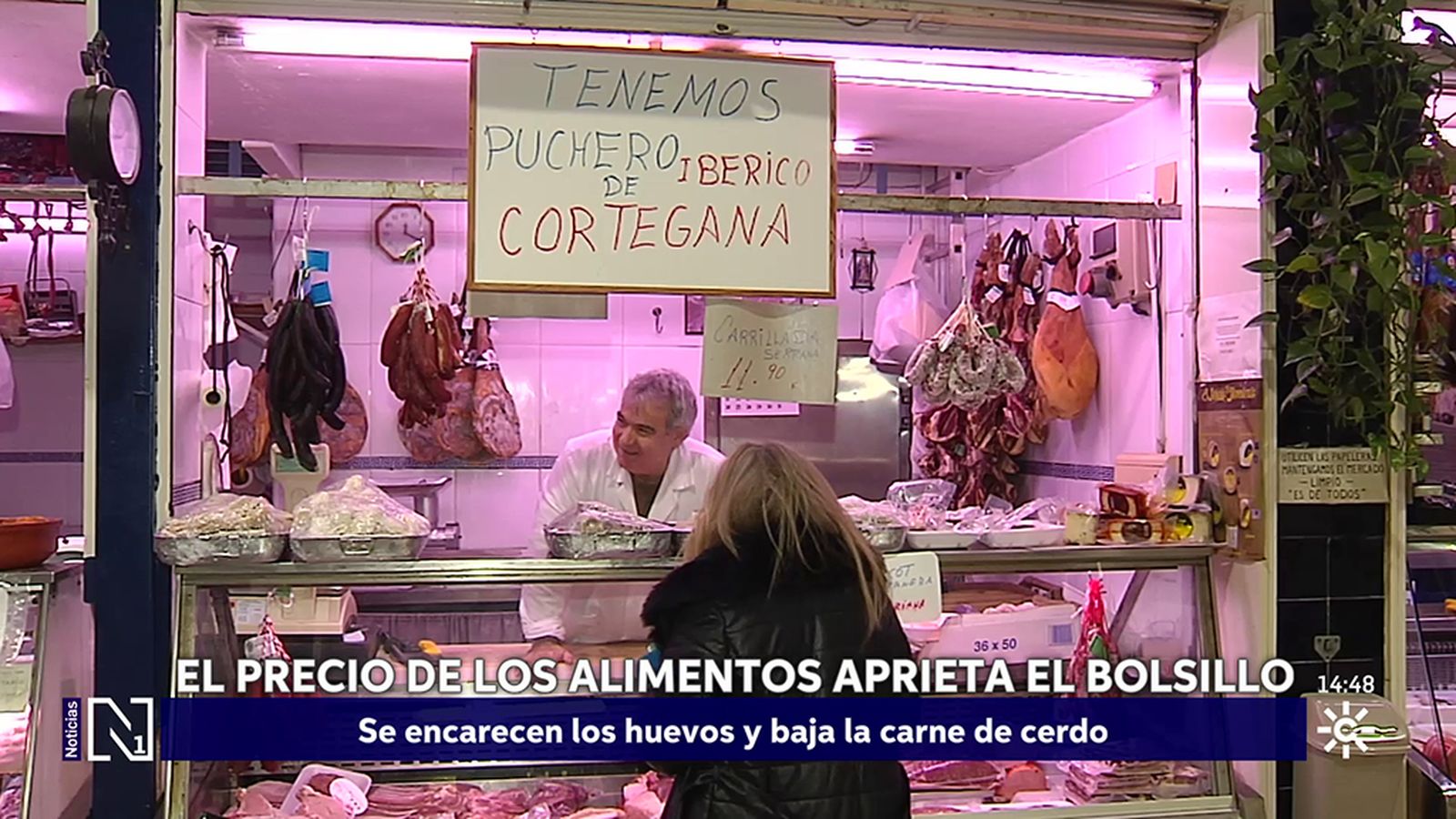 El precio de la carne de cerdo baja un 33 %