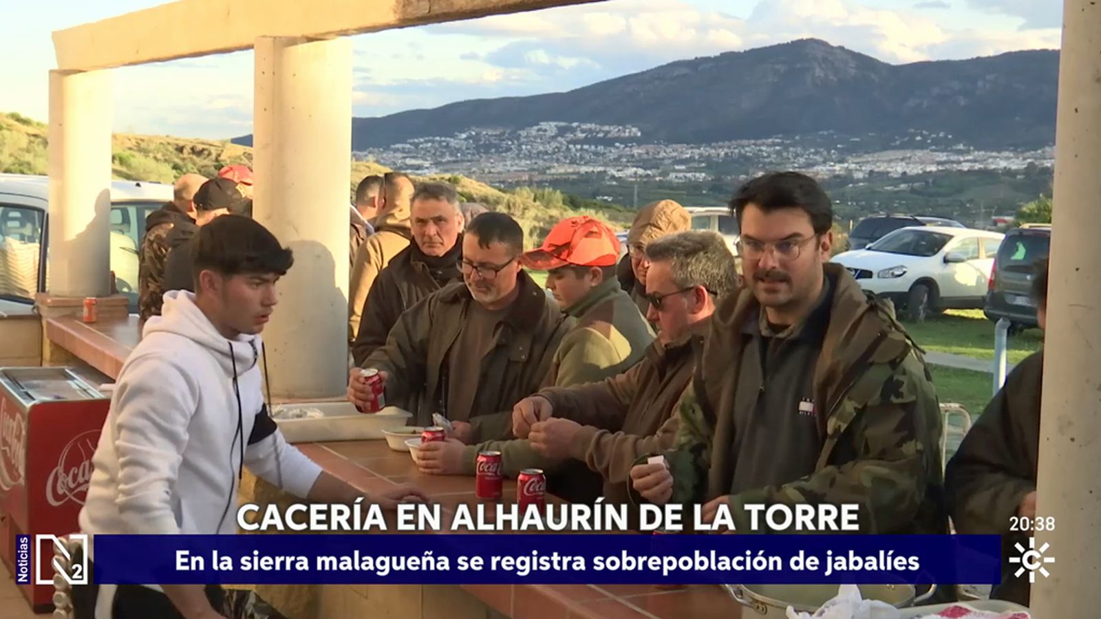 Batida de jabalíes en Alhaurín de la Torre para reducir la población de estos animales