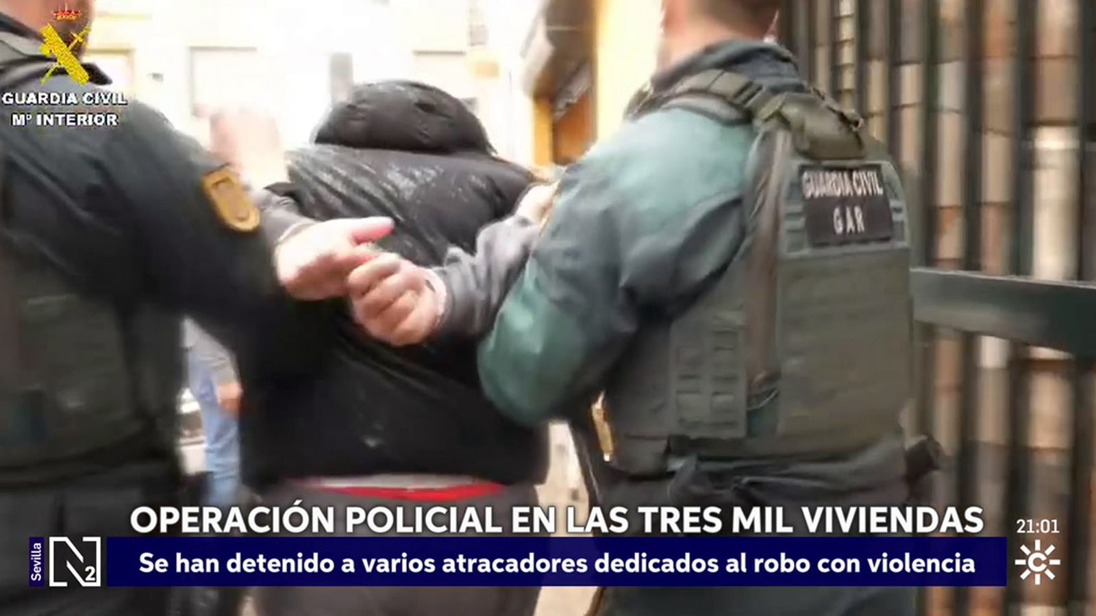 Operación policial en Sevilla contra atracadores de joyerías