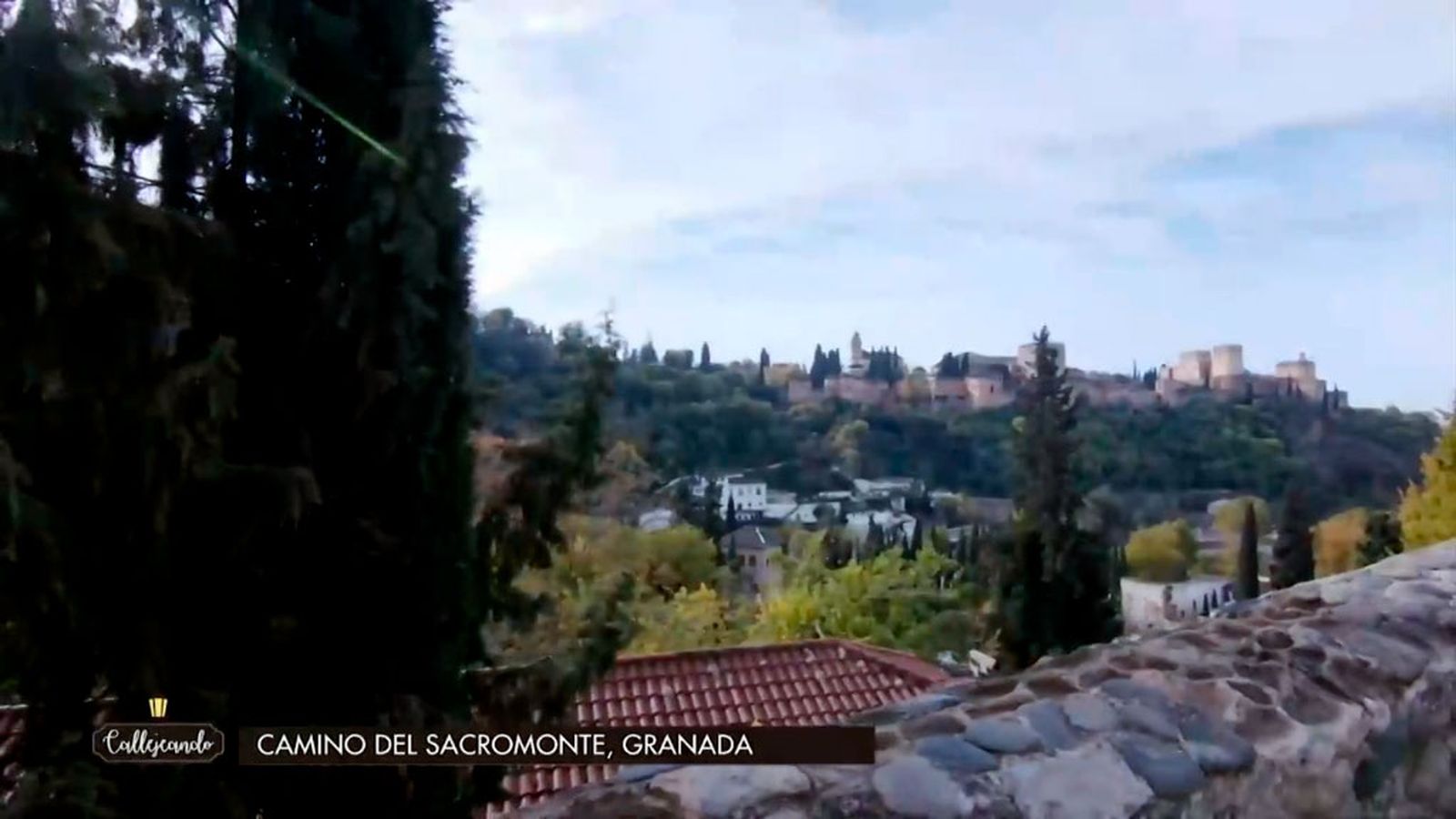 Paseamos por el camino del Sacromonte y disfrutamos de una magníficas vistas de la Alhambra