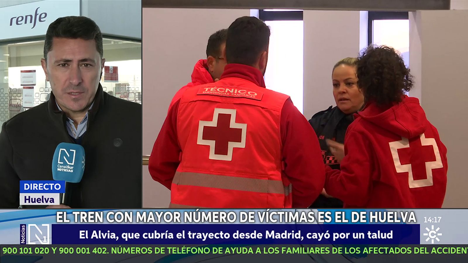 Puntos de entrega de muestas de ADN para los familiares de las víctimas