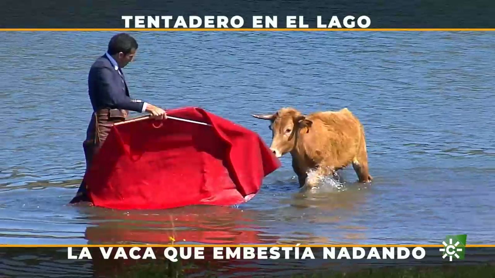 Toreando en el agua prepara la temporada el diestro David de Miranda