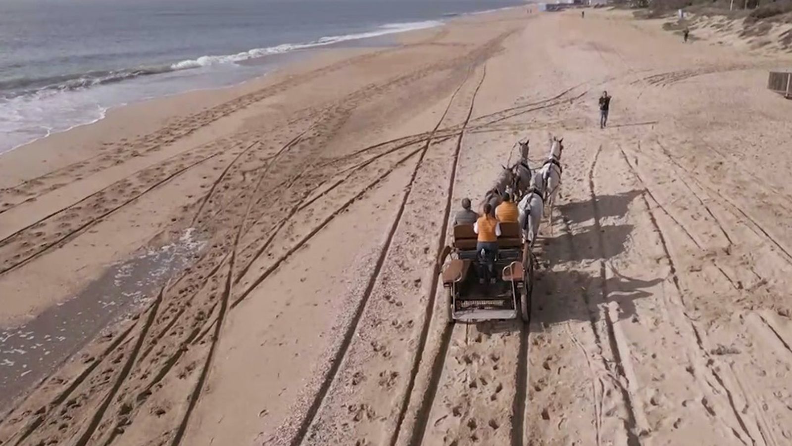 La playa de Isla Cristina ofrece una pista de libertad y relajación para entrenar el enganche