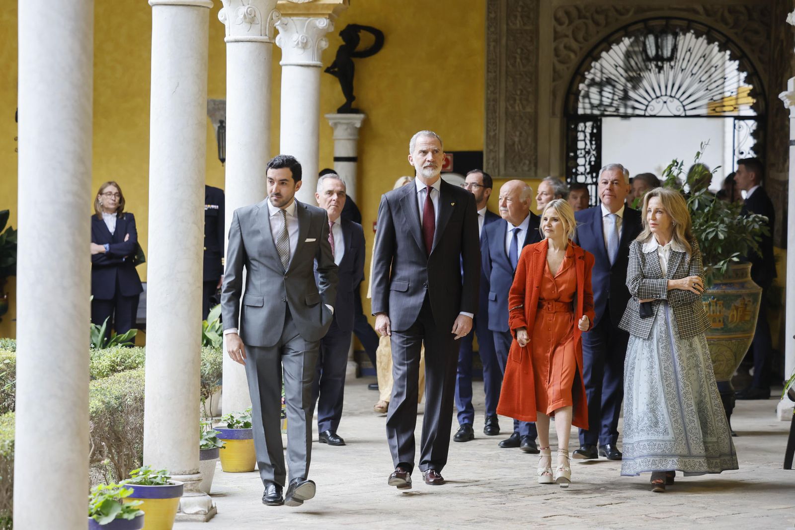 Rey Felipe inaugura en Dueñas la exposición "Cayetana"