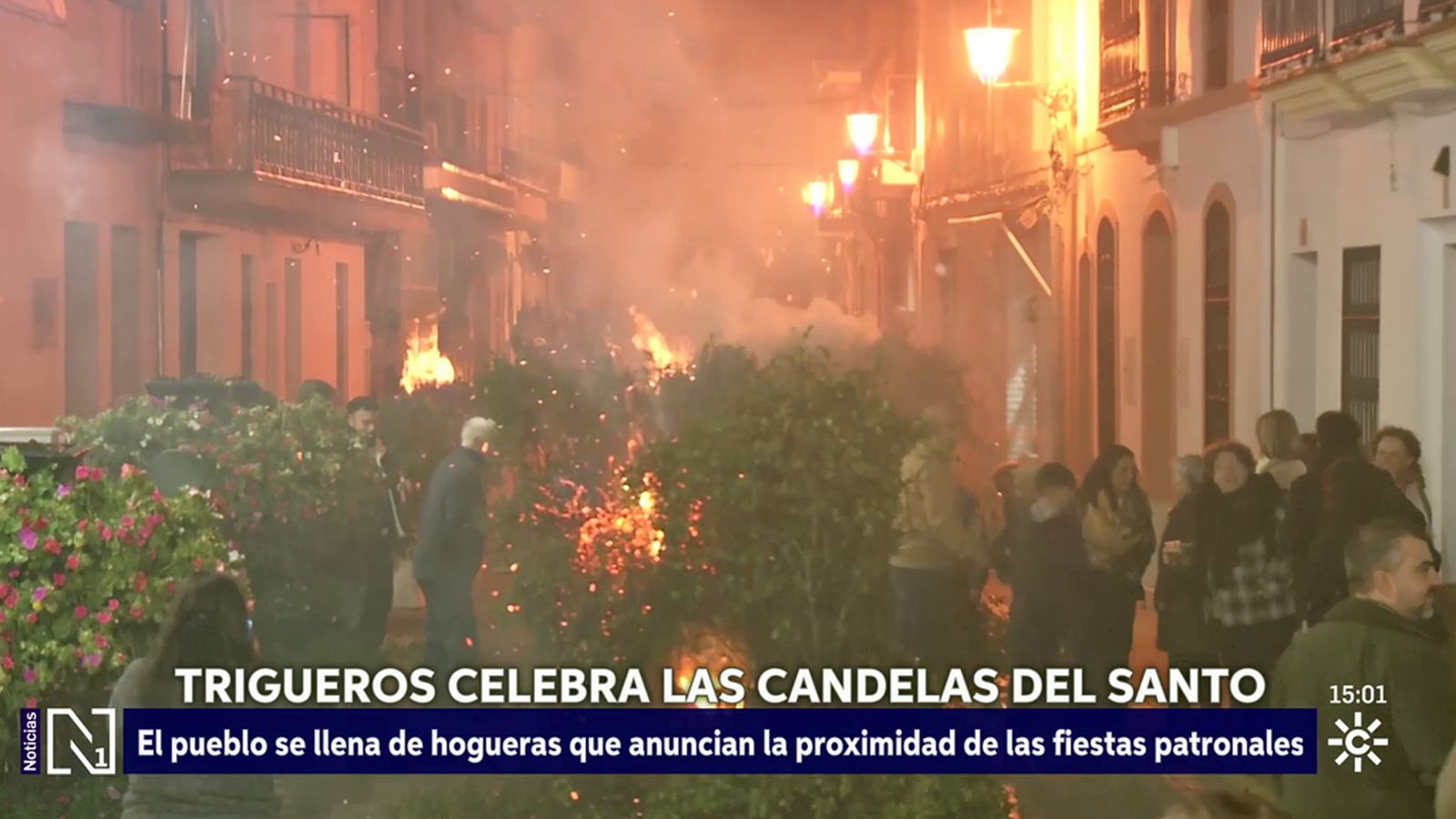 Bendición de animales, lumbres y candelas por la festividad de san Antón