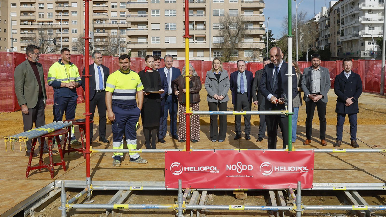 Comienza el montaje de la Feria de Abril 2026