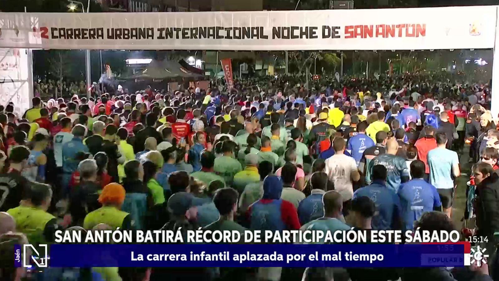 Récord de participantes y cambio de recorrido en la Carrera de San Antón