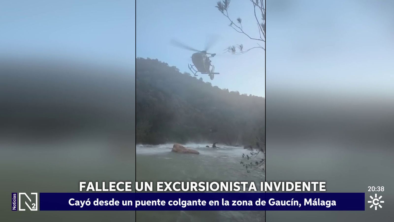 Fallece un senderista invidente en Gaucín
