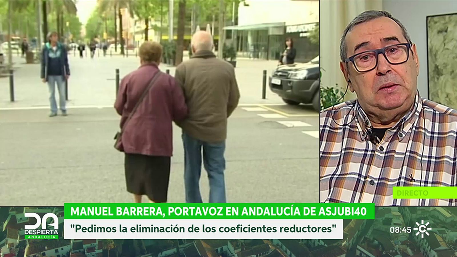 Manuel Barrera, Asociación jubilados anticipados sin penalizar en Andalucía