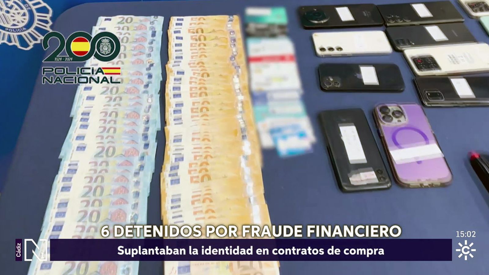 Cae una red de fraudes financieros mediante suplantación de identidad en Algeciras